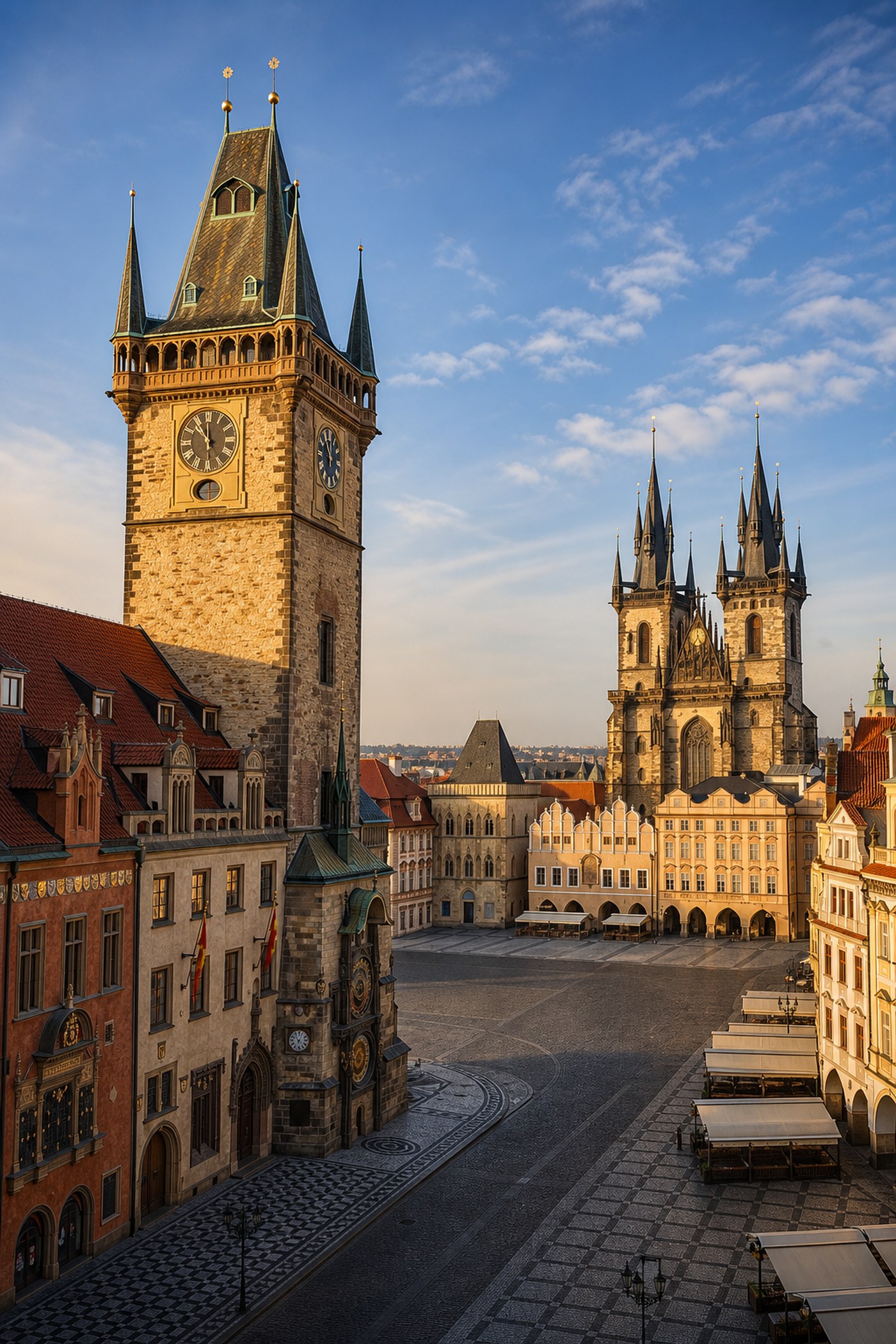 Prague Old Town for the Poland and Hungary itinerary
