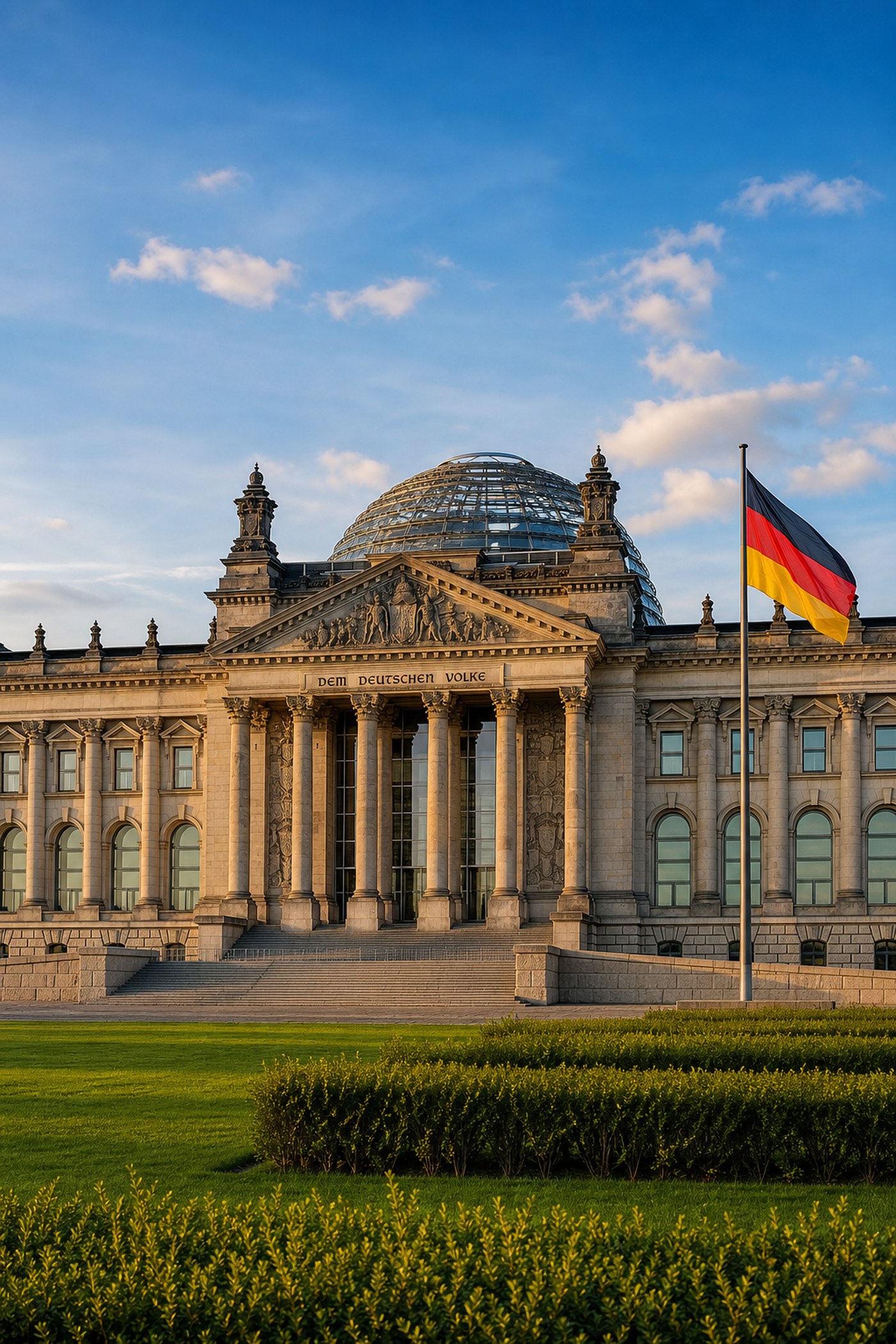 Reichstag building in Berlin for the Germany itinerary